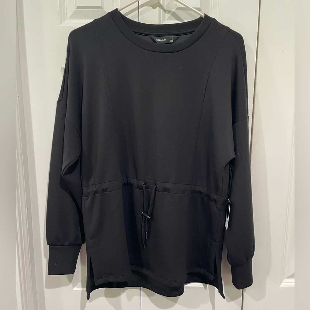 Simply Vera Vera Wang Black Sweatshirt
